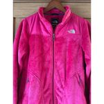 The North Face Hot Pink Soft Fleece Zip-Up Osito Jacket Women’s size Small Photo 3
