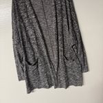 Lane Bryant  Cardigan Women Plus Size 22 Black White Blend Open Front Pocket Long Photo 3