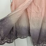 Anthropologie Aratta Medium Pink, Purple Ombre Millicent Split Back Tank Top Photo 5