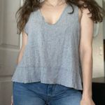 Free People  Harper Tank Size Small Grey Flowy‎ Photo 0