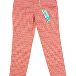 Old Navy  Pixie Womens Ankle Pants Size 4 Fish Print Orange Stretch NWT Preppy Photo 0