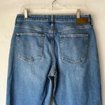 Mavi Jeans Romee High Rise Wide Crop Raw Hem Denim Blue Womens Size 28 Photo 6