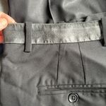 Vince  Wool Blend Dress Pant with Leather Detail Photo 10