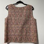 Vintage Floral Smocked Tank Top Size Petite XL 90s Y2K Photo 2