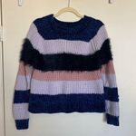 ASOS Multi color faux fur knit sweater Photo 0