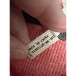 Free People Thermal Henley Top Red Waffle Knit Long Sleeve Babydoll Blouse XS Photo 2