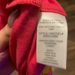 Ella Moss  Hibiscus Floral Silk Strapless Dress in guava L $138 spring cocktail Photo 8