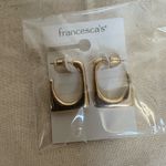Francesca's Collections Square Gold Earrings Photo 0