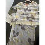 Sobia Zuha Original Sheer Dress Pakistani Designer Slit Leg Sheer Summer Unique‎ Yellow Size M Photo 6