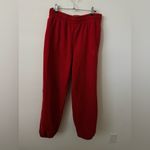 ANINE BING karter jogger sweatpants in washed red size large Photo 2