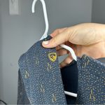 Kuhl Anya organic cotton faux wrap mini dress in nightfall print small winter Photo 7