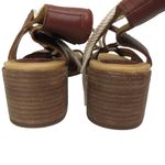 Sperry Top Sider Vivienne Lia Leather Sandals Lace Up Block Heel Size 7 Photo 5