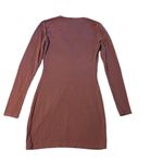 Bobi NWT  Black Mauve Front Knot Dress Photo 5