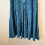 Blue skirt Ribbon Fairy Whimsigoth Midi Romantic Renaissance cottage peasant Size 4 Photo 5