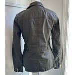 J.Crew Downtown Field Utility Jacket XS Cotton Olive Green Fall Coat Button Up Photo 4