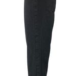 Princess Polly Black Low Rise Straight Leg Crop Trousers Denim Jeans Pants Sz 2 Photo 1