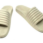 Girlfriend Collective  Womens 9 Mens 8 Shoes Beige Pool‎ Slide Flip Flops Slip On Photo 0