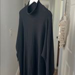 Gap  Black Mock Neck Relaxed Long Sleeve Sweater Dress XL Photo 2