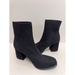 MIA ‎ Stretch Boots Size 8 Black Block Heel Ankle Booties Pull On Style NEW Photo 5