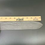 Vintage Unsigned Gray Soft Genuine Leather Women’s Dress Belt Size One Size Photo 8