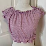 Social Tourist Textured Ruffle Crop Photo 0