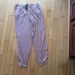 Nicole Miller  2 Piece Loungewear Lounge Set Size Medium Pink Blush Photo 3