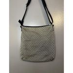 Tommy Hilfiger Crossbody Bag Womens Black Beige Logo Print Shoulder BW9637431 Photo 5