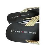Tommy Hilfiger Flip Flops Cream/Gold Straps Women’s Size 6/6.5 Photo 4