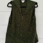 Christopher & Banks Women’s XL Green Patterned Sweater Vest Photo 0