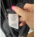 Nanette Lepore  Black Mock Neck Pleated Sleeveless Black Dress Photo 7