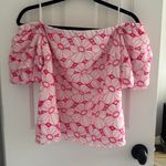 Lilly Pulitzer pink and white top Photo 1