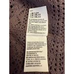 American Eagle Women's Purple Crochet Scoop Neck Pullover Knit Top Size M Photo 6