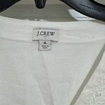 J.Crew  V-neck Mini dress with Crochet trim Photo 8