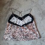 Joyspun Satin Leopard Print Pajama Set SIZE XL Pink Photo 5