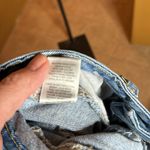 Tinseltown High Waisted Distressed Denim Shorts Fringe Hem Mom Jeans Size 5 Photo 5