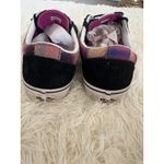 Vans  Ward Low-Top Sneakers Women's 11 Plaid Black Suede Casual Shoes‎ Photo 4