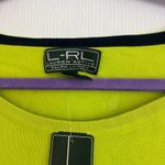 Ralph Lauren  womens Bright Yellow Crewneck Sweater Photo 3