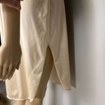 Vintage Lorraine Half Slip Size Small Beige High Slits Lace Nylon Stretch Lace Photo 5