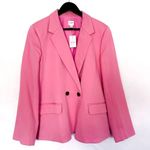 J.Crew NWT Factory Drapey Twill Double-Breasted Suit Blazer Power Mauve Pink 12 Photo 3