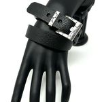 Sterling Silver JOHN HARDY leather and double wrap bracelet, NWOT Photo 0