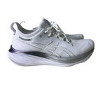 ASICS  Gel Nimbus 26 Performance Running Shoes Women's 7.5 White Platinum Silver Photo 2