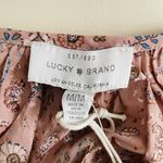 Lucky Brand Printed Vivienne Top- Tan Multi- Size Medium- NWT Photo 9