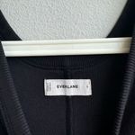 Everlane  90’s Ribbed Scoop Racerback Tank Black Midi Dress Black Size Small Photo 3