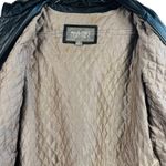 wilson's leather ‎ Hooded Leather Coat Full Zip Pockets Black Size M Capsule READ Photo 7