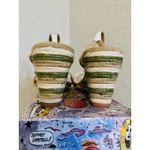 Jeffrey Campbell Jeffery Campbell Women's Sailboat Wedge Jute Sandals, Tan/Green, Size 9, NWT Photo 11