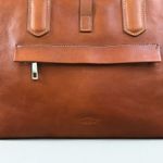 CAVALCANTI Italian Designer Leather Satchel Shoulder Bag Brown Luxury Timeless Photo 4