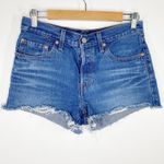 Levi's  501 Button Fly Cut-Off Shorts Women's Size 27 Festival Summer Denim Photo 1