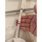 Aerie Coral Lace Mesh Bandeau Bralette Bra Cream Women's Size Medium Photo 6