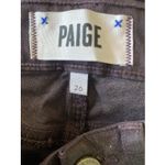 Paige  Women's 26 Purple Verdugo Ankle Skinny Denim Pants Black Cherry Silk Photo 6