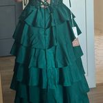 Stacees Green Prom Dress Photo 1